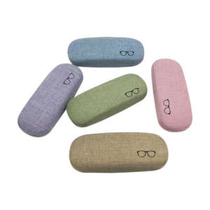 Cotton linen glasses case with iron construction - Main product view