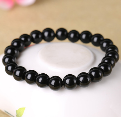 Natural crystal and semi-precious stone bracelet in ethnic style - Product view 12