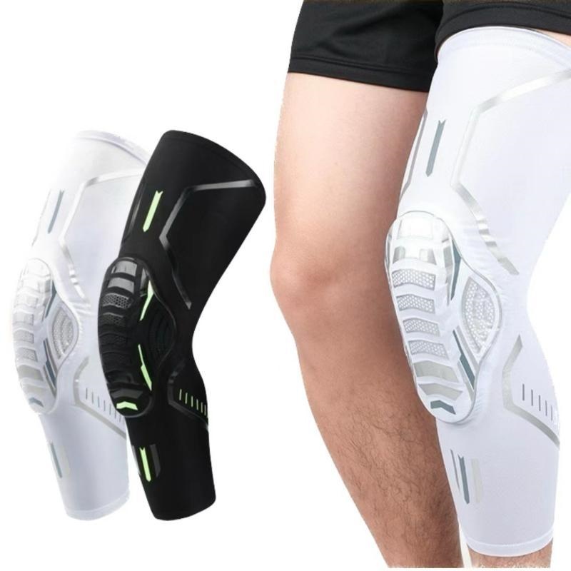 Professional Long Basketball Knee Pads With Honeycomb Impact Protection - Main product view