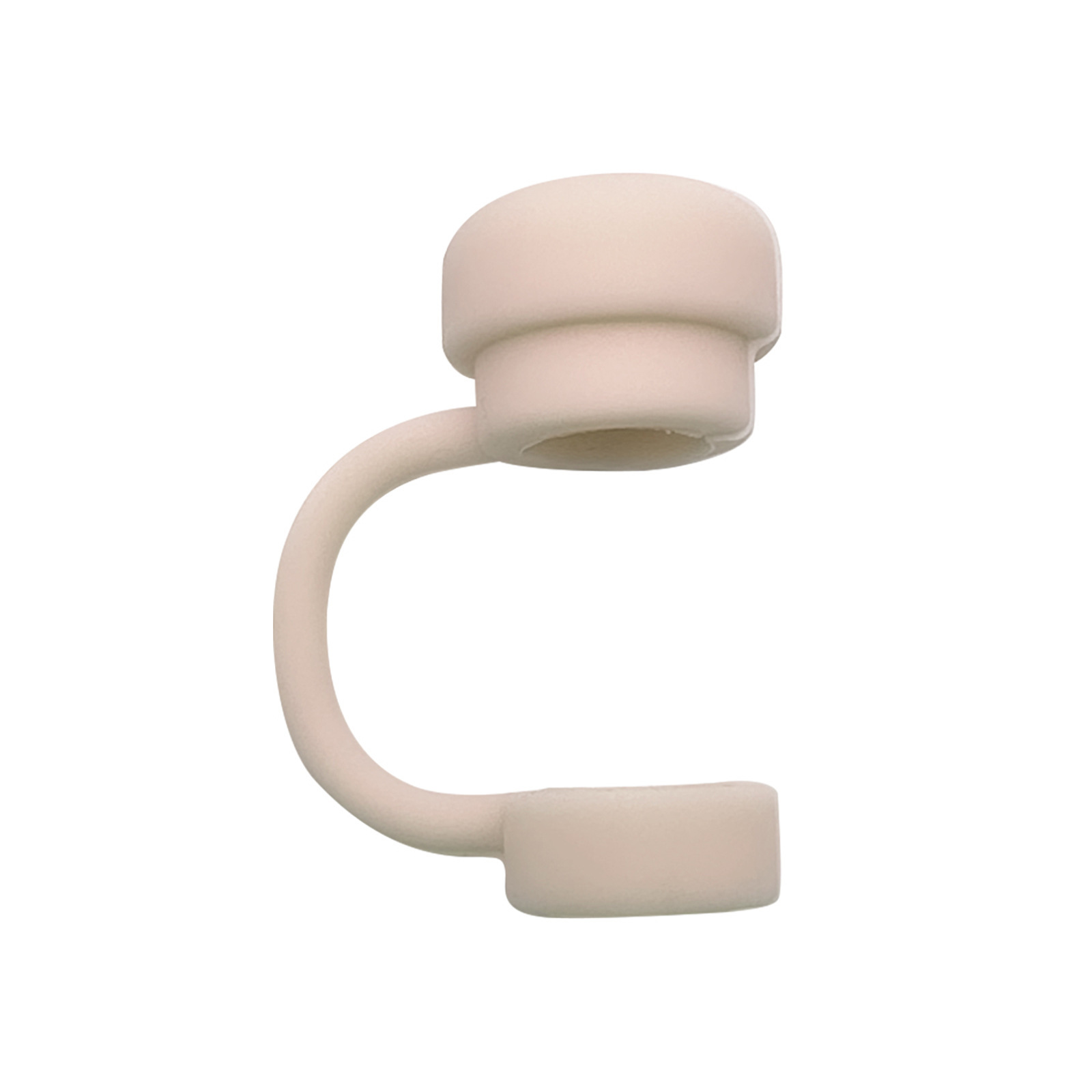 Solid color silicone straw mouthpiece dust protection cap - Product view 4