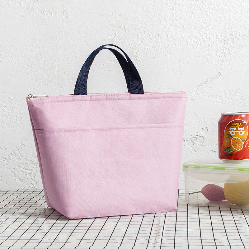Portable Oxford cloth bento lunch bag in a selected color - Product view 7