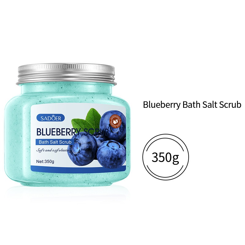 350g fruit bath salt scrub cream for exfoliating body care - Product view 3