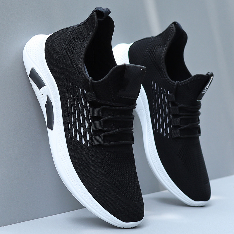 Men’s Casual Mesh Sports Shoes, Lightweight Flat Sole - Product detail 4 Men’s lightweight mesh sports sneakers with flat EVA sole - Product detail 4