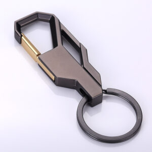 Men's alloy car keychain with waist-hanging buckle - Main product view