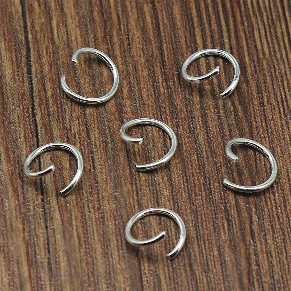 DIY jewelry-making iron ring and pendant accessories in assorted finishes - Product view 6