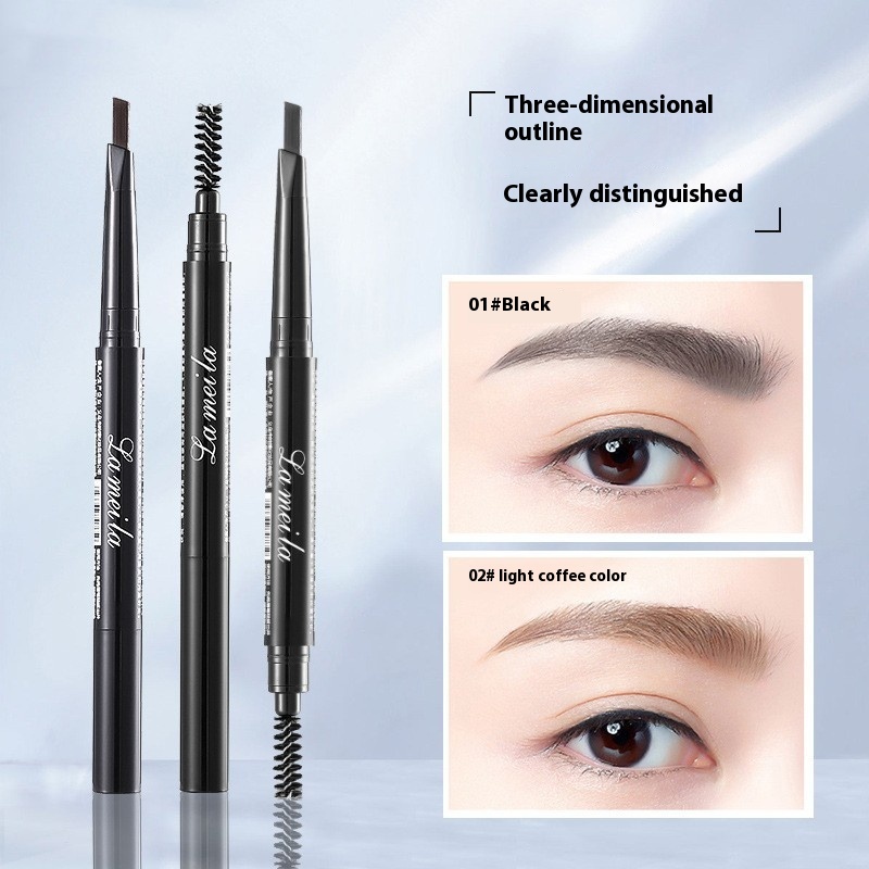 Double-headed Eyebrow Pencil Waterproof Natural Long Lasting - Main product view