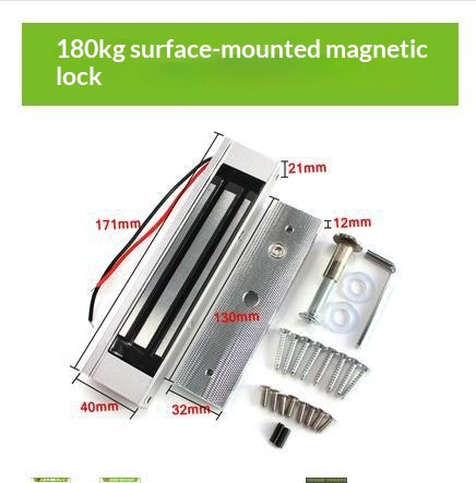 280 kg single-door electromagnetic magnetic lock - Product view 8