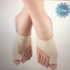 Stretchable bunion relief toe separator socks with silicone gel toe spacer - Main product view