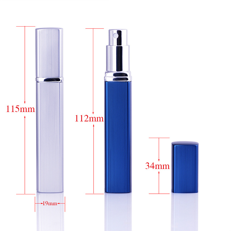 12ml aluminum perfume tube with glass liner and nozzle - Product view 6