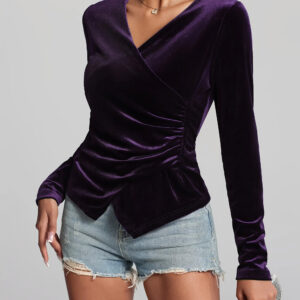 Printed pattern blouse in assorted color options - Main product view