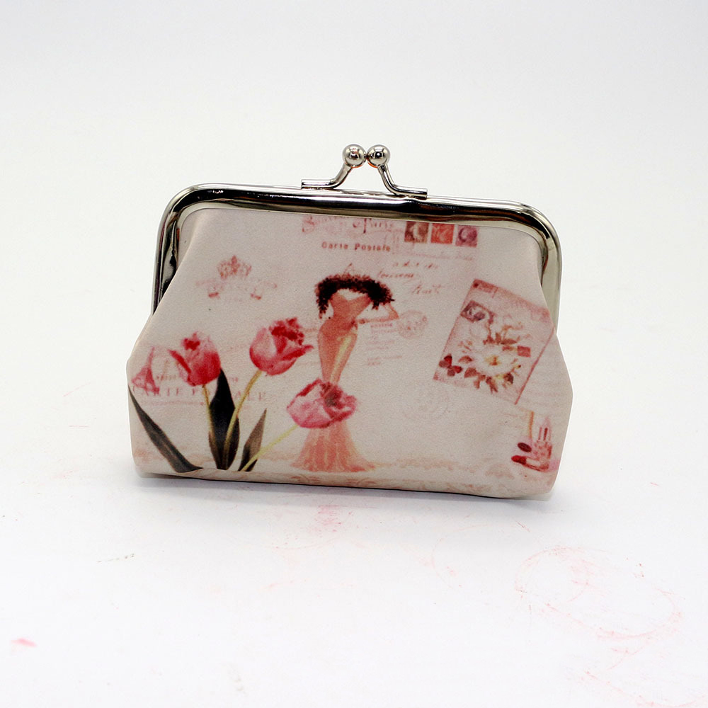 Cute digital print PU coin purse for cards and coins - 03
