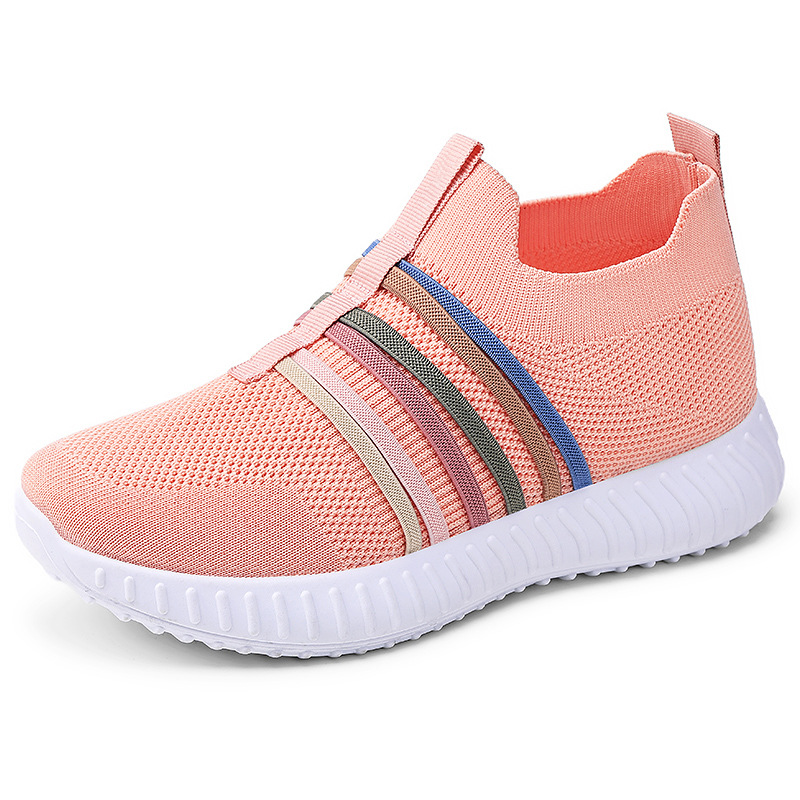 Women's breathable mesh flat pumps with round toe - Product view 3