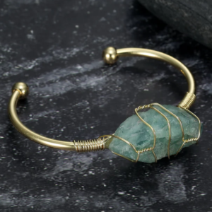 Asgard crafted natural gemstone bangle in a selected gemstone style - Main product view