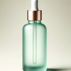 Cosmetic Frosted Glass Lotion Bottle - Main product view