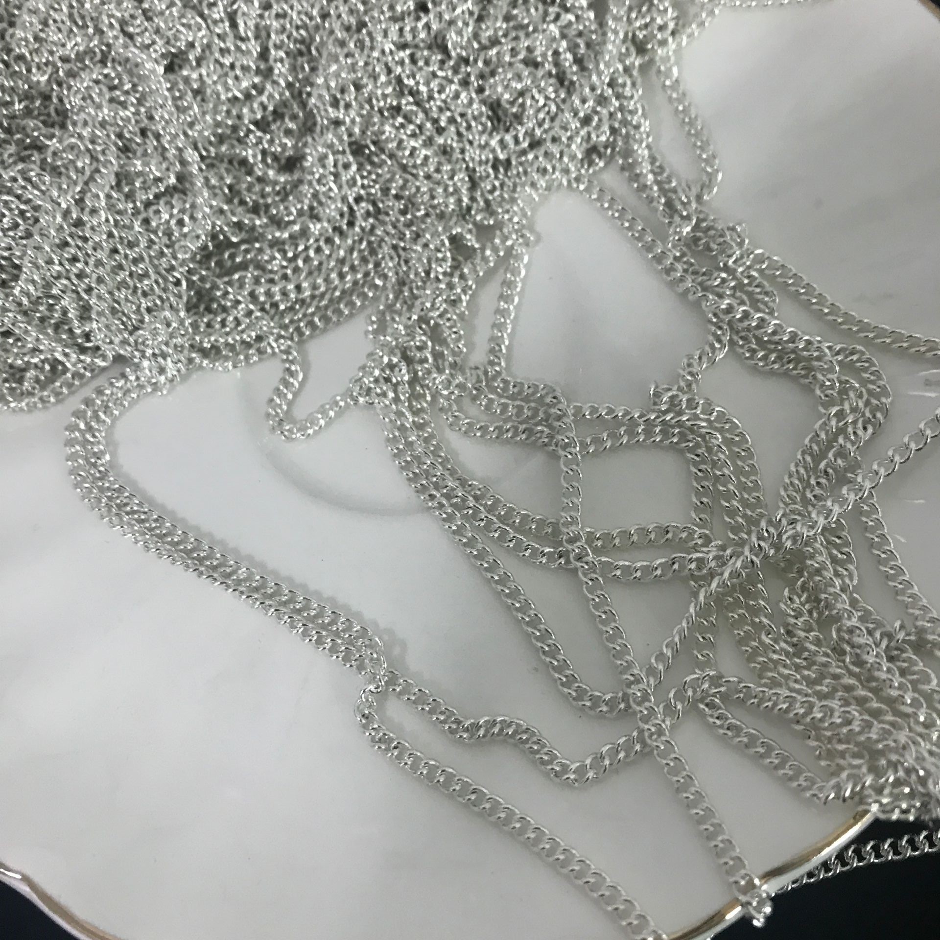 1-meter colored metal chain for jewelry making - Product view 9