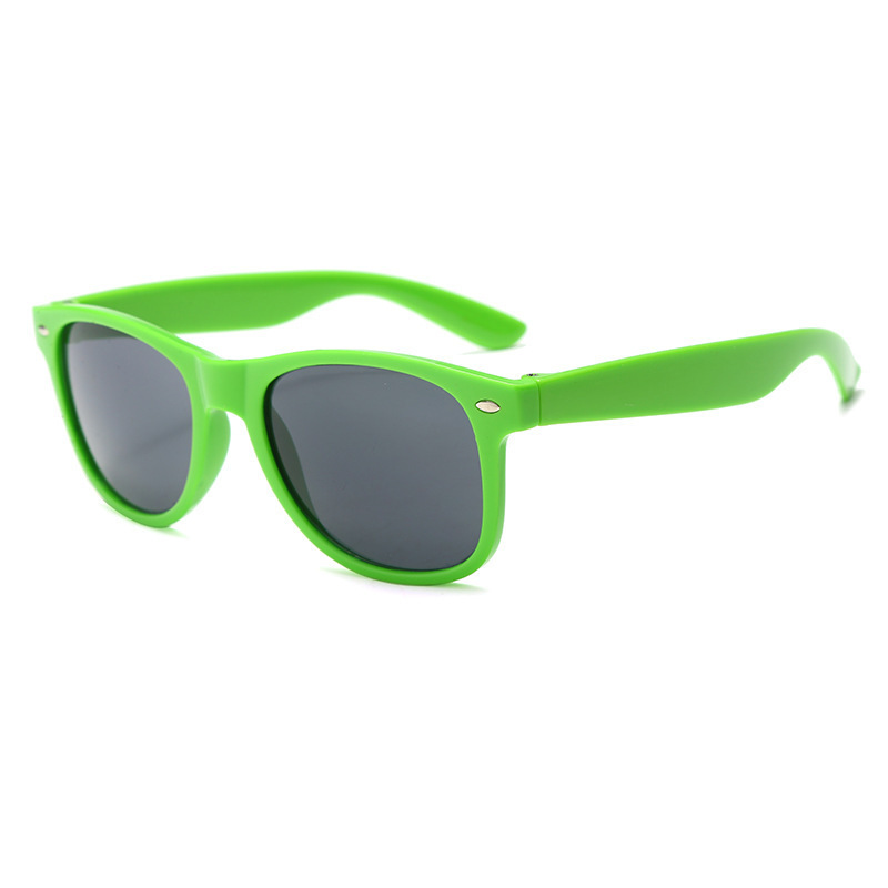 Men's vintage rainbow party sunglasses in colorful frame options - Product view 16