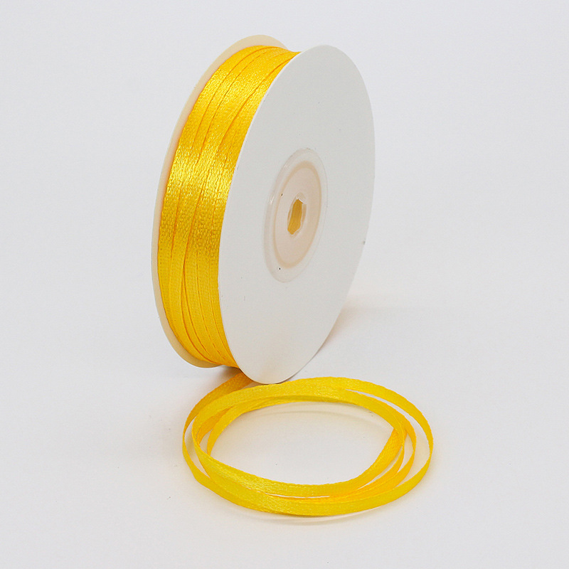 0.3 cm double-sided polyester ribbon in assorted colors - Product view 2
