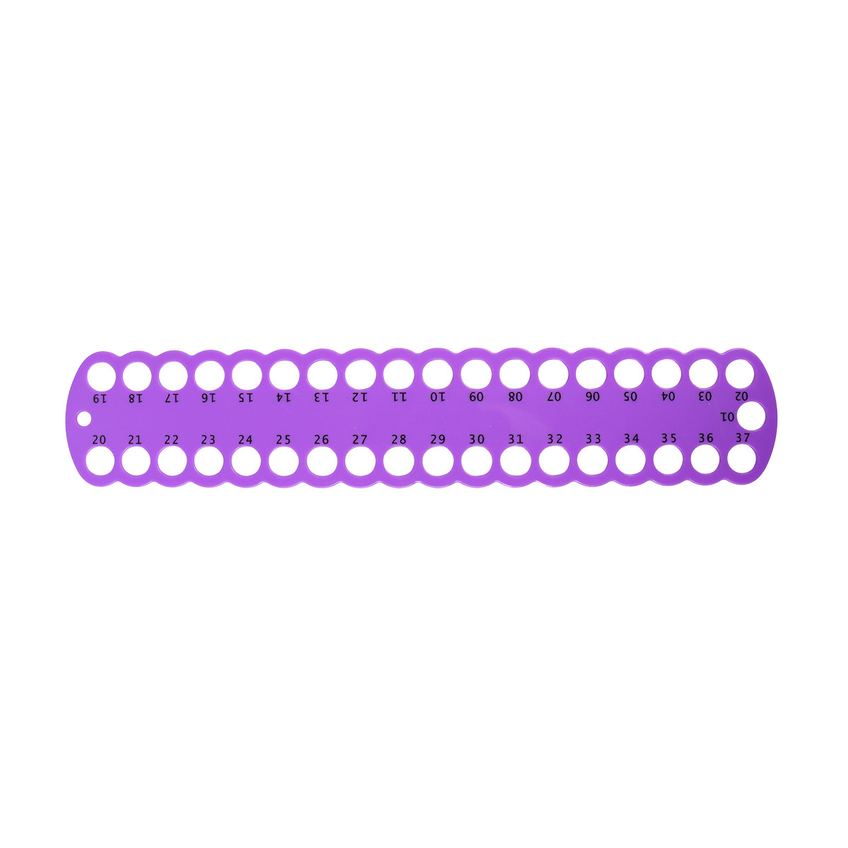 37-hole plastic embroidery thread organizer board with numbered holes - Product view 7