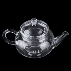 250 ml transparent heat-resistant glass teapot - Main product view