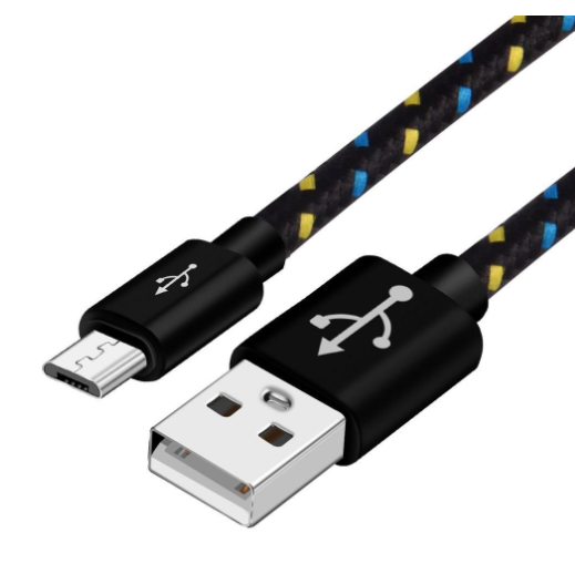 Braided nylon USB-C data cable for Type-C mobile phones - Product view 5