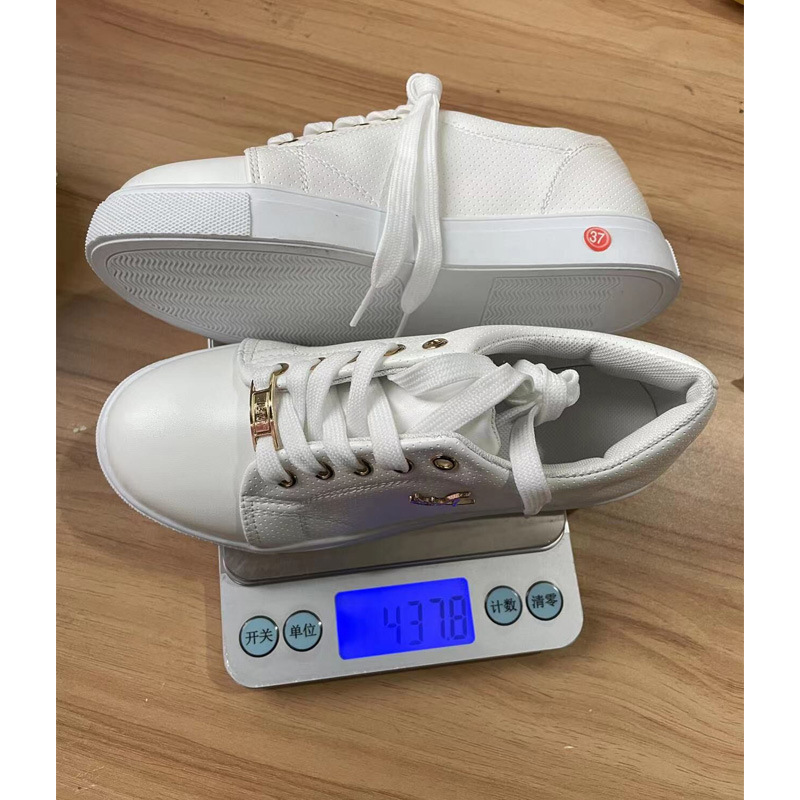 Women Flat Sneakers Breathable Lace-up Shoes For Girls - Product detail 4 Women’s breathable flat lace-up sneakers with round toe - Product detail 4