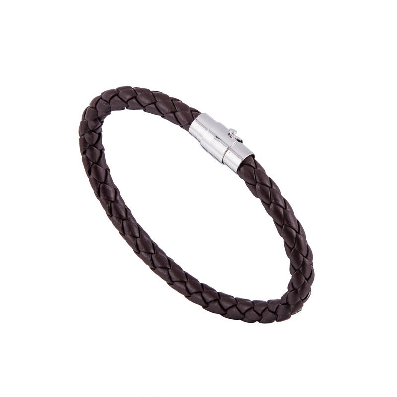 Woven leather animal zodiac bracelet with studded detail - Product view 3