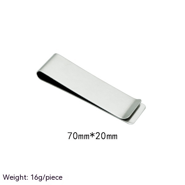 Stainless steel tie clip accessory - Product view 1