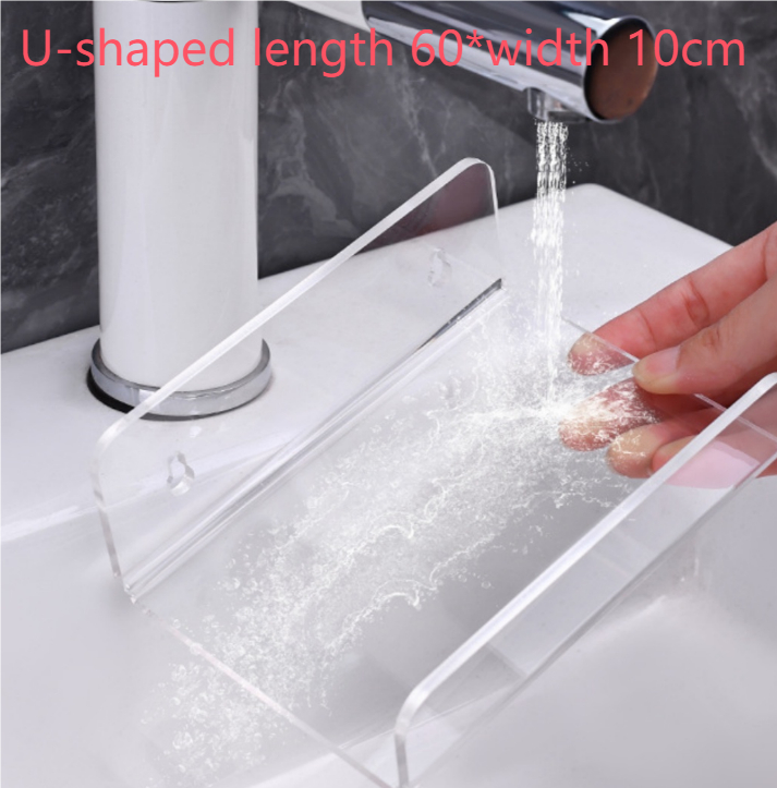 Transparent acrylic punch-free wall-mounted storage shelf - Product view 3