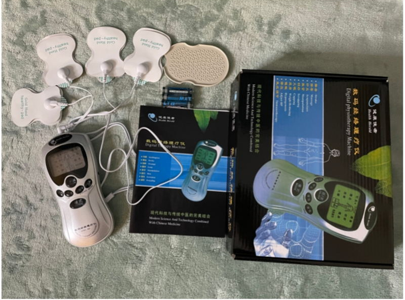 Low-frequency pulse electronic microcurrent massager with four massage contacts - Product view 11