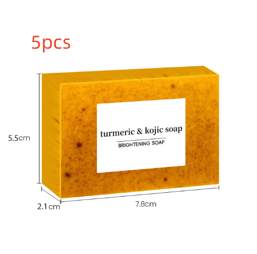 100g handmade cold-process turmeric soap bar - Product view 1