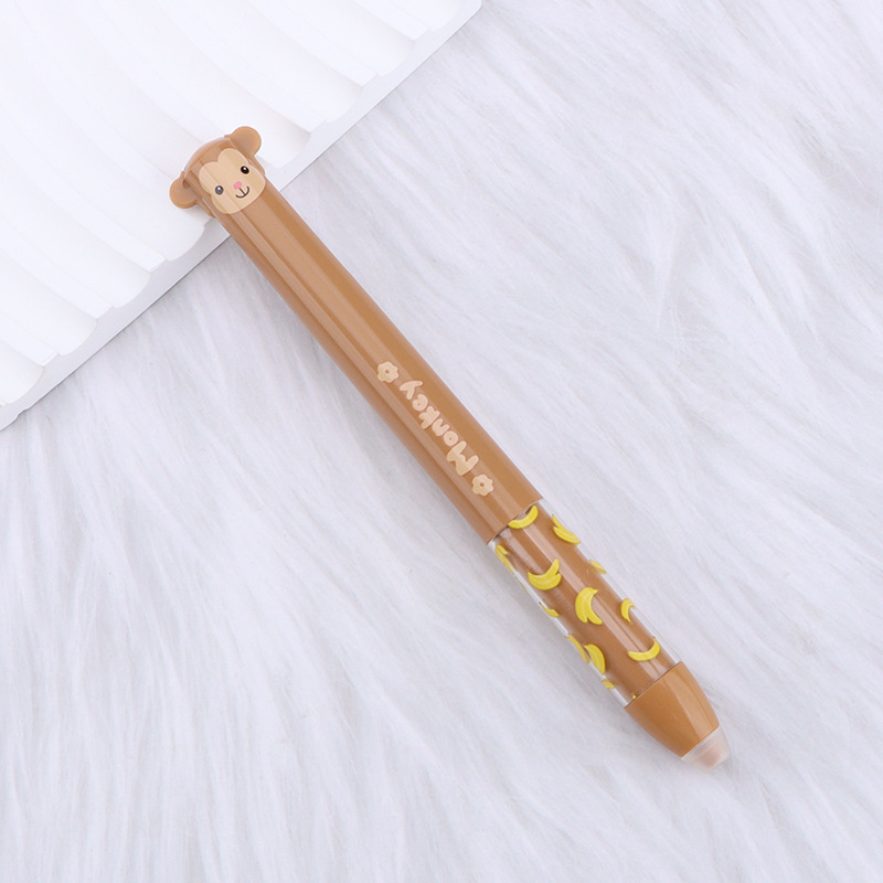 Cute animal erasable gel pen with 0.5 mm tip - Product view 2