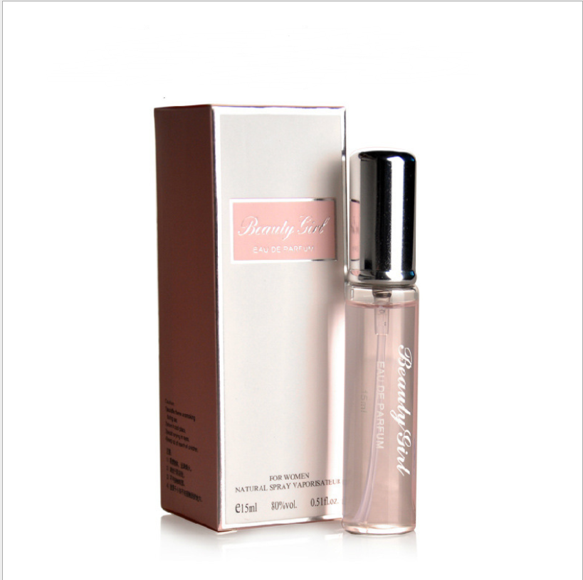 15ml floral perfume bottle with pink or blue options - Product view 15