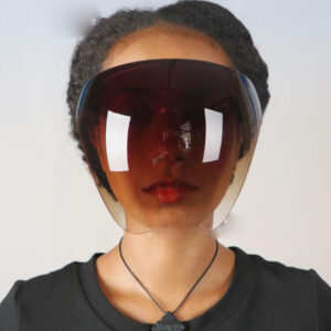 Protective anti-splash goggles with multicolor lenses and plastic frame - Main product view