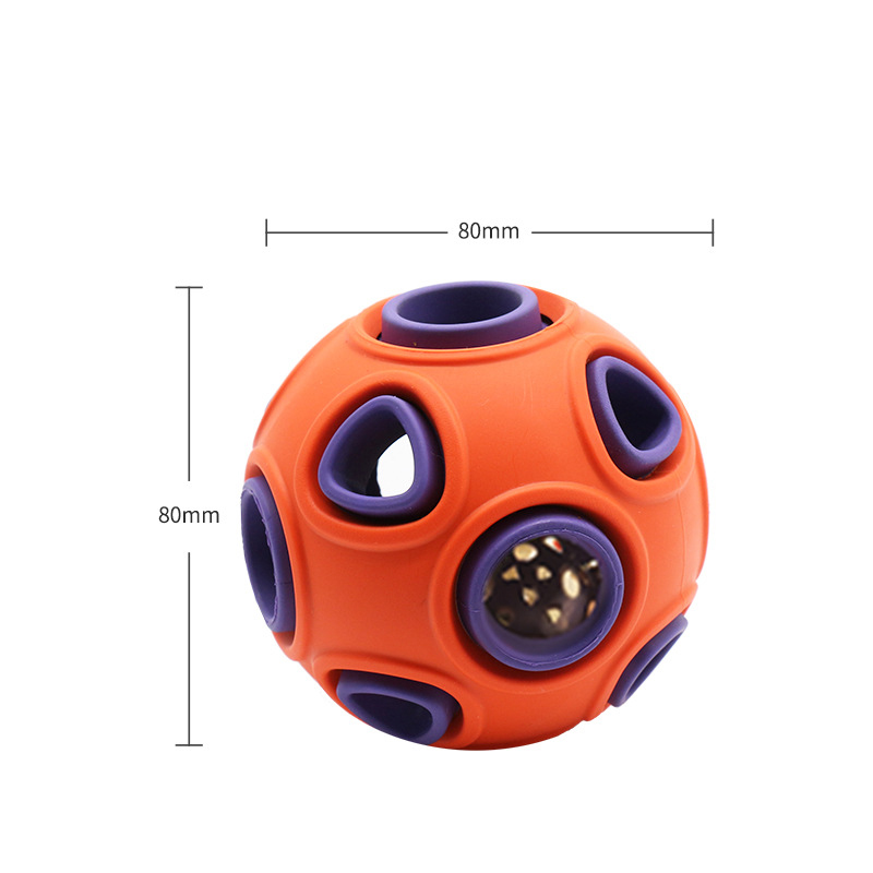 Light-up sounding rubber dog toy ball in a color option - Product view 10