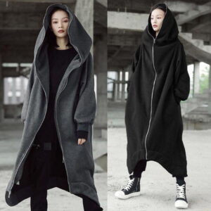 Loose-fit fleece streetwear sweater with stitched detailing - Main product view