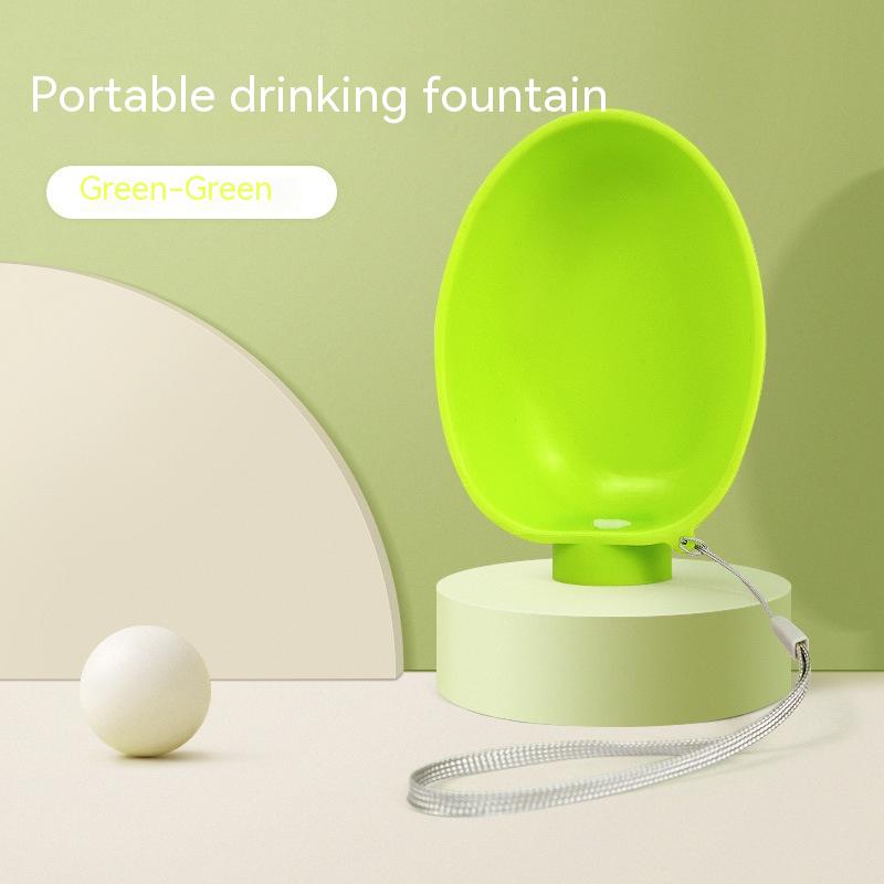 Portable ABS dog water bowl with slow-flow cross valve - Product view 10