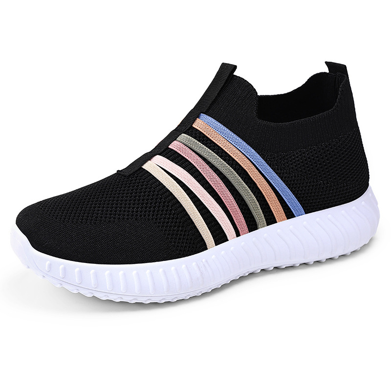 Women's breathable mesh flat pumps with round toe - Product view 12