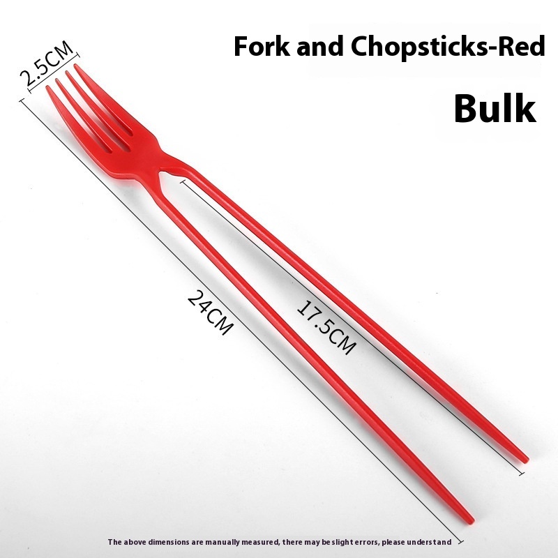 Disposable plastic fork and chopsticks set - Product view 7