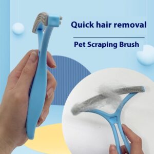 Double-sided plastic pet hair removal comb for cats and dogs - Main product view