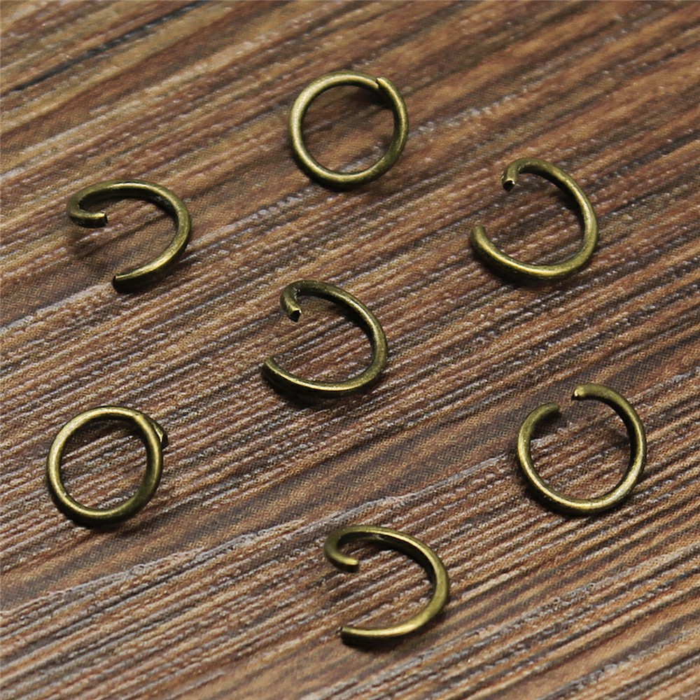 DIY jewelry-making iron ring and pendant accessories in assorted finishes - Product view 9