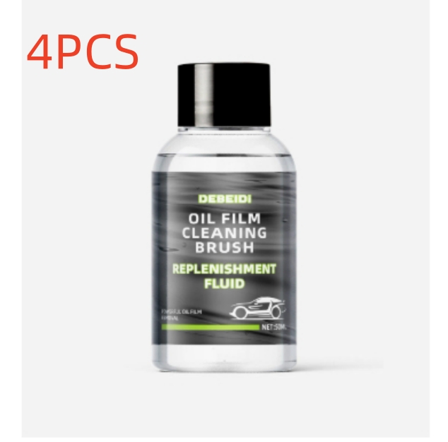 Green boxed oil film wipe for car glass with English labeling - Product view 11