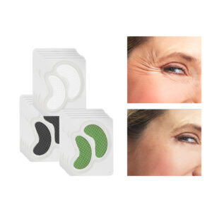 Grid-style collagen eye mask patches, one pair - Main product view
