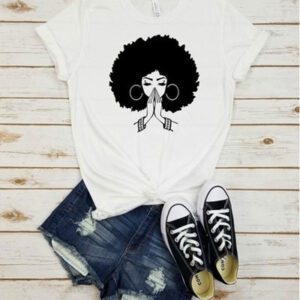 Casual loose-fit printed short-sleeve T-shirt with round neck - Main product view