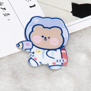 Cute Japanese Creative Cartoon Acrylic Brooch Girl Clothes Bag Pendant Badge Pin Jewelry - Main product view