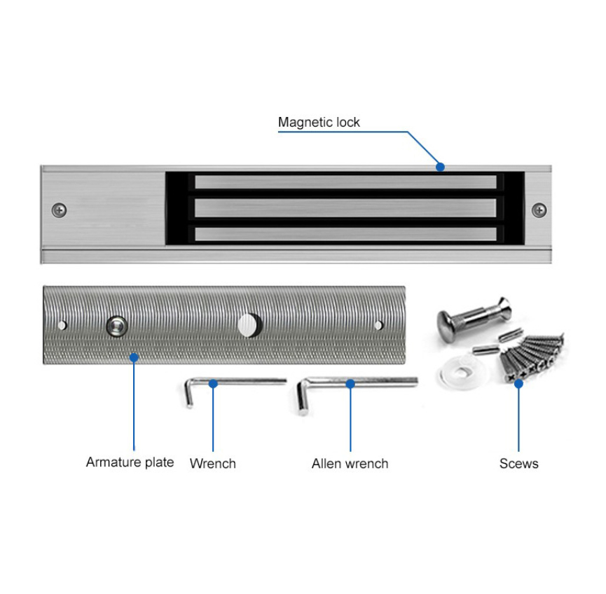 280 kg single-door electromagnetic magnetic lock - Product view 5