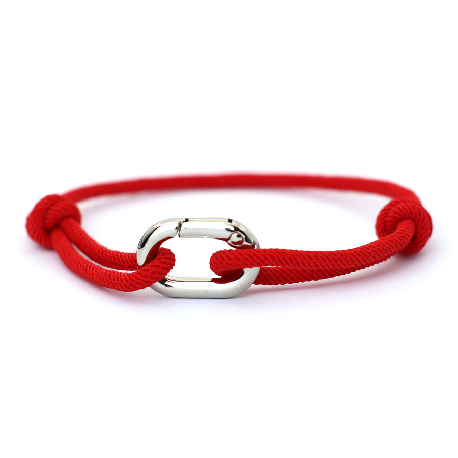 Handmade braided Milanese rope bracelet in a minimalist unisex style - Product view 11