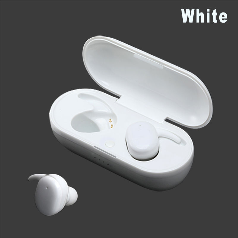 Wireless Bluetooth in-ear sports earphones in black and white color options - Product view 12