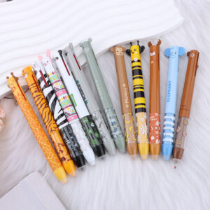 Cute animal erasable gel pen with 0.5 mm tip - Main product view