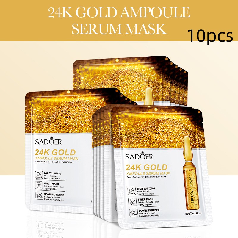 24K gold ampoule facial mask with vitamin C, 25g - Product view 5
