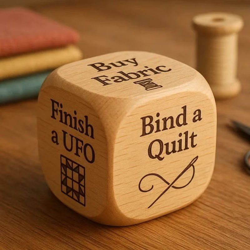 handmade wooden decision die for tabletop games and creative activities - Product view 5